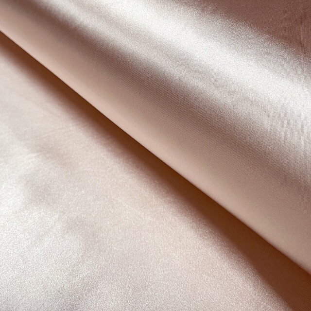 Satin stretch solid old pink