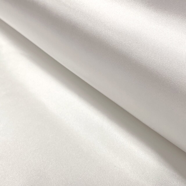 Satin stretch solid offwhite