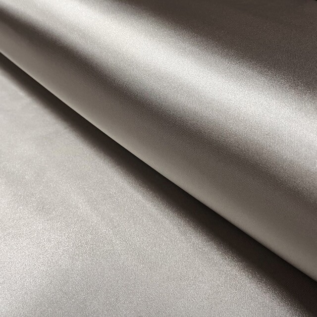 Satin stretch solid light beige