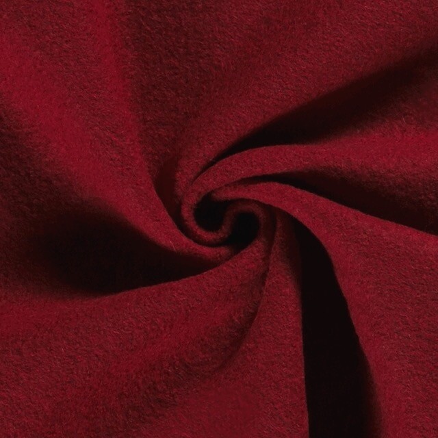 Wool felt red