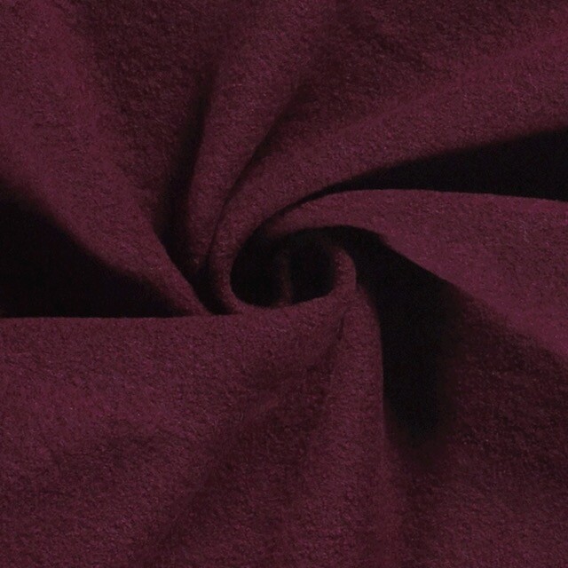 Wool felt wine-red