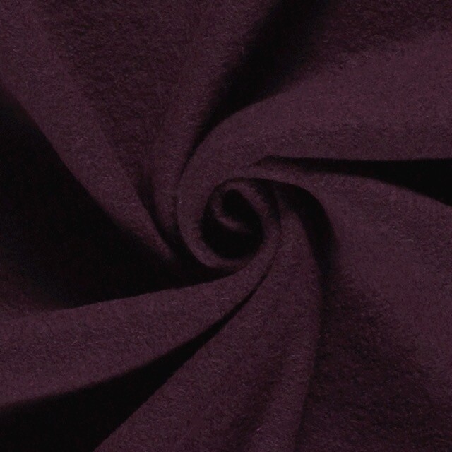 Wool felt aubergine