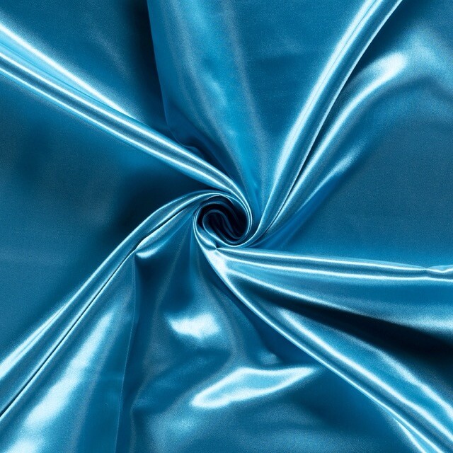 satin solid aqua