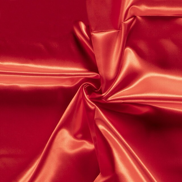 Satin solid red