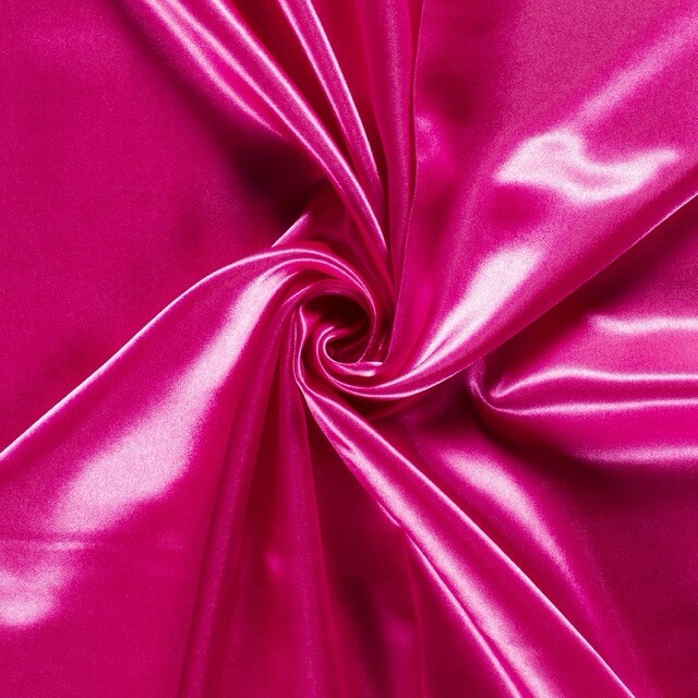 Satin solid fuchsia