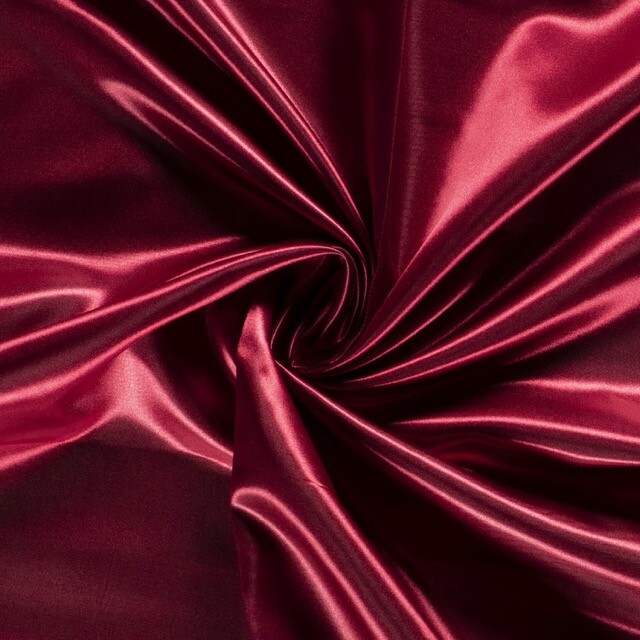 Satin solid bordeaux