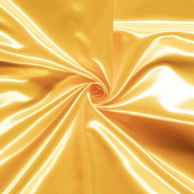 satin solid yellow