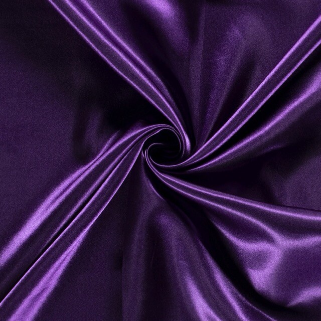 Satin solid purple