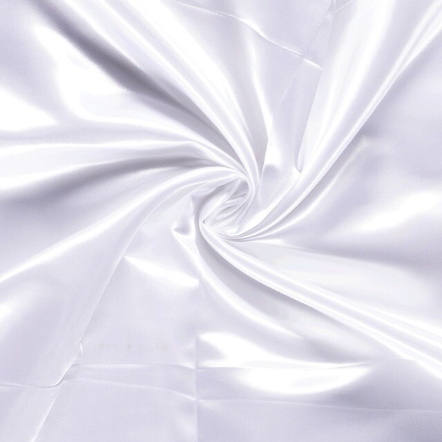 satin solid white