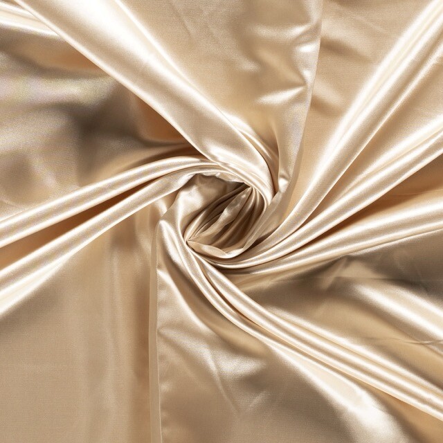 Satin solid beige