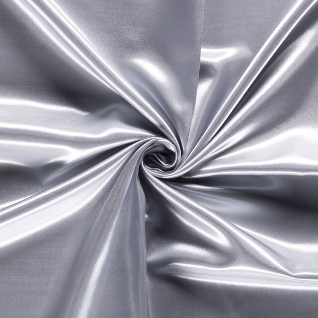 Satin solid silver