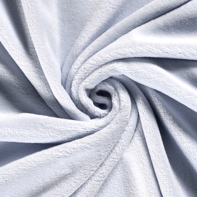 Coral fleece solid light blue