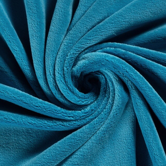 Coral fleece solid aqua