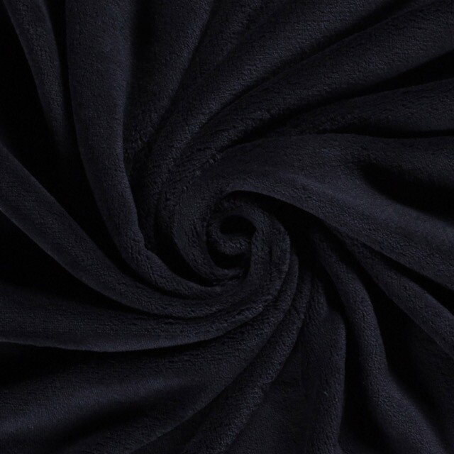 Coral fleece solid navy