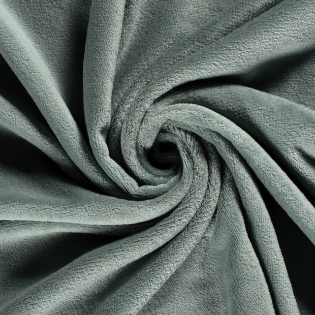 Coral fleece solid dark mint