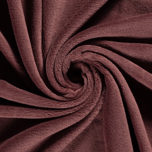 Coral fleece solid old pink