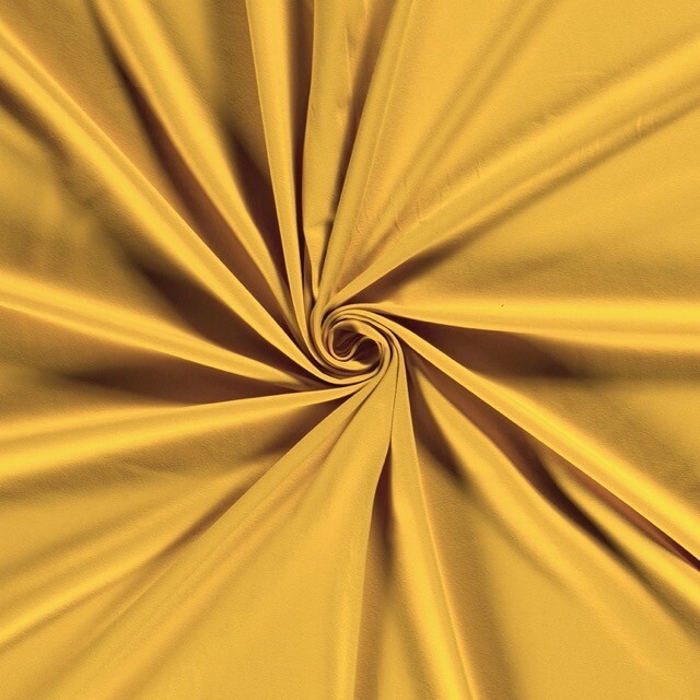 Cotton jersey mustard