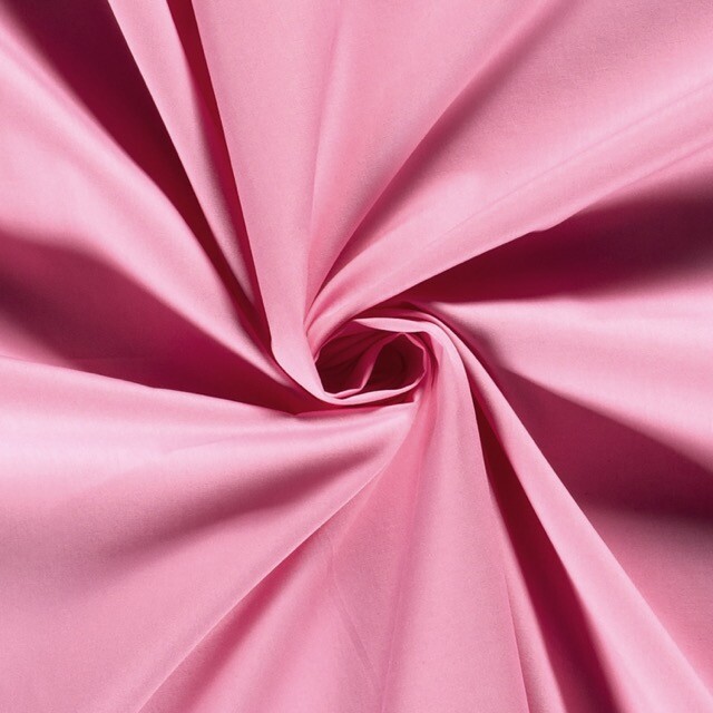 Cotton poplin solid pink