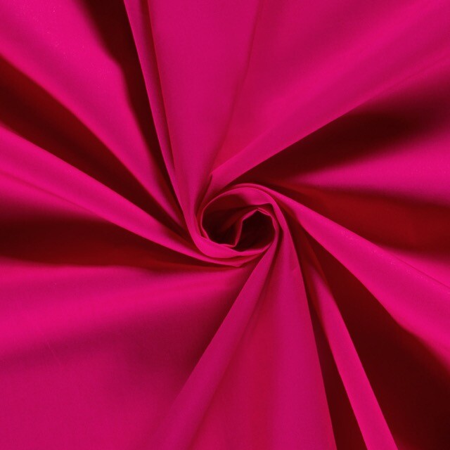 Cotton poplin solid fuchsia