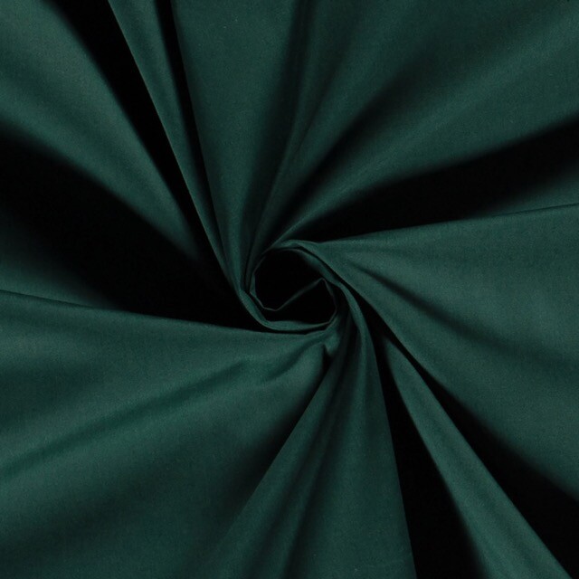 Cotton poplin solid dark green