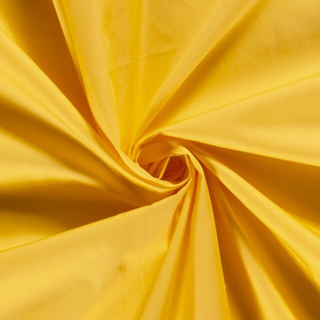 Cotton poplin solid yellow