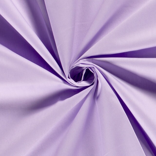 Cotton poplin solid lavender