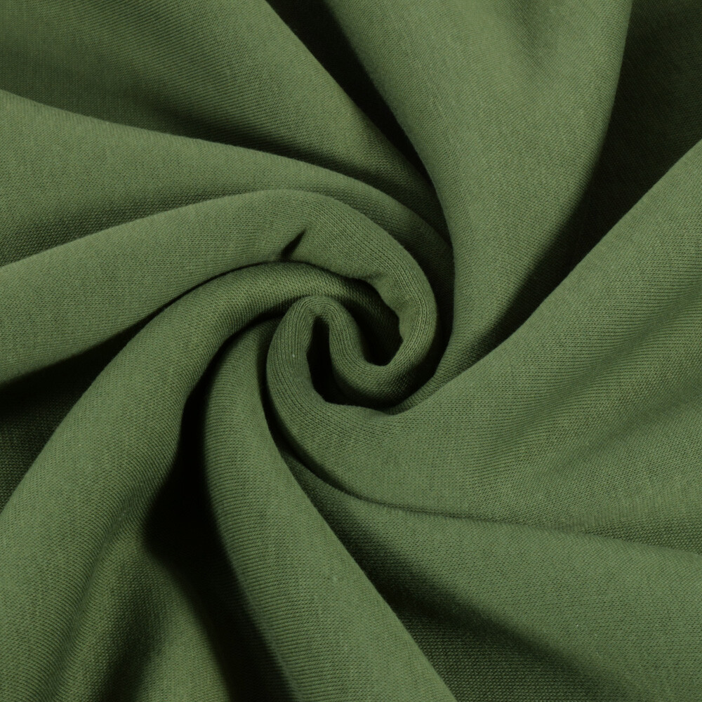 Jogging fabric khaki green