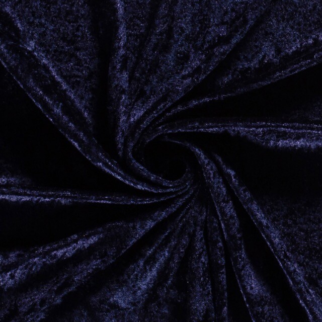 Panne velvet navy