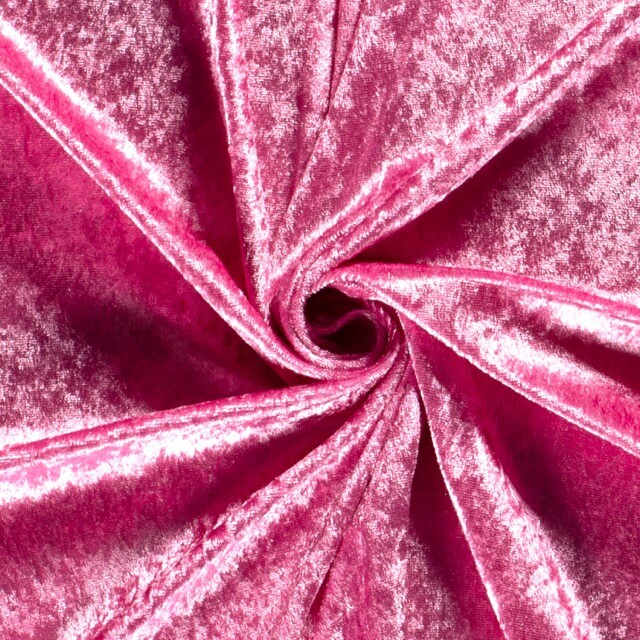 Panne velvet pink