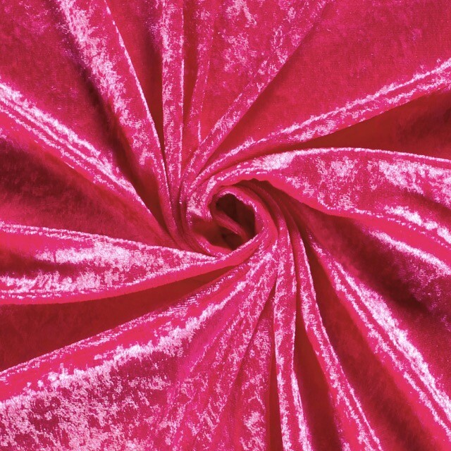 Panne velvet fuchsia