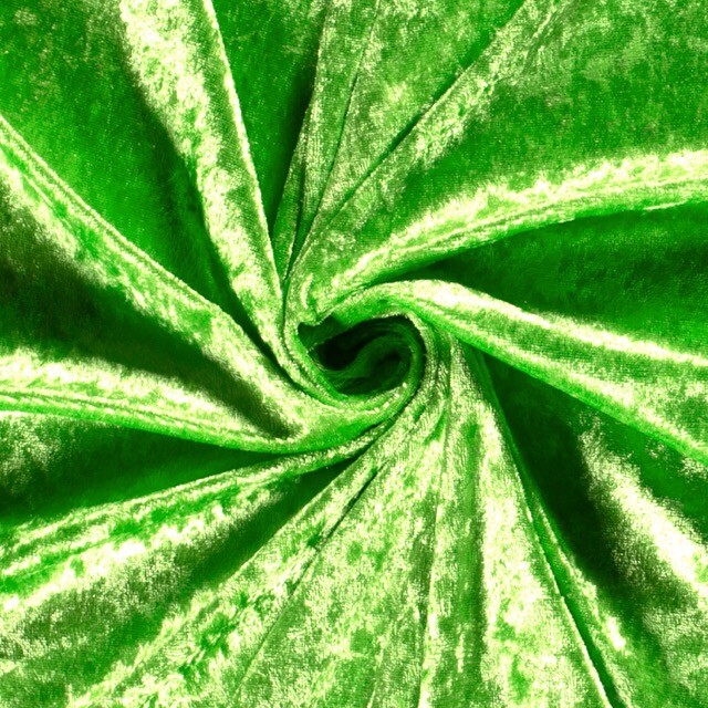 Panne velvet lime