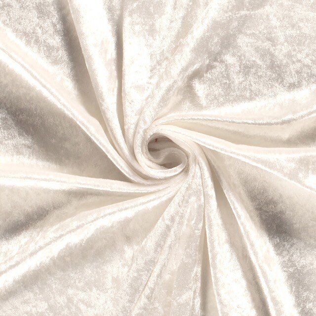 Panne velvet offwhite