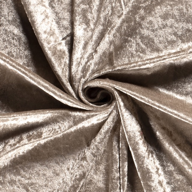 Panne velvet beige
