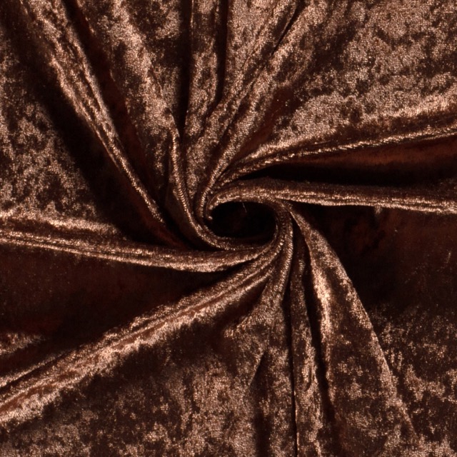 Panne velvet dark brown