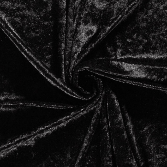 Panne velvet black