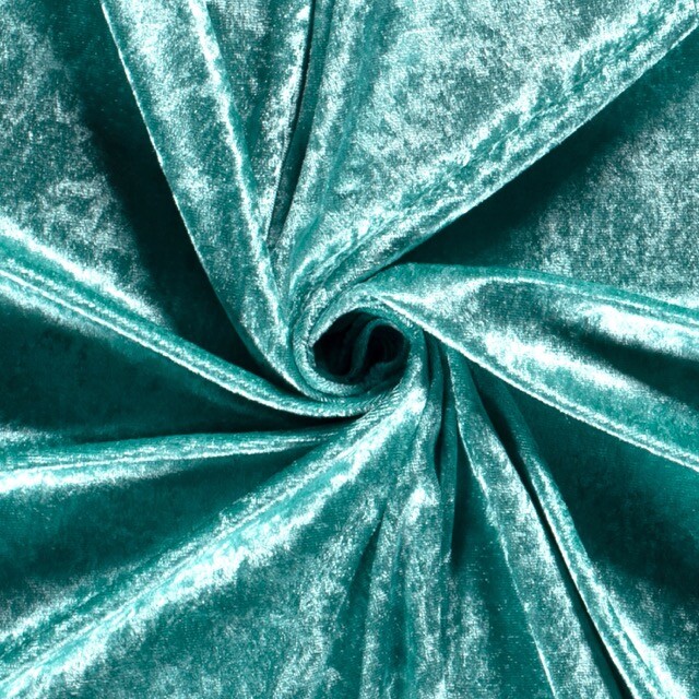 Panne velvet turquoise