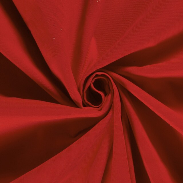 Baby cord solid red
