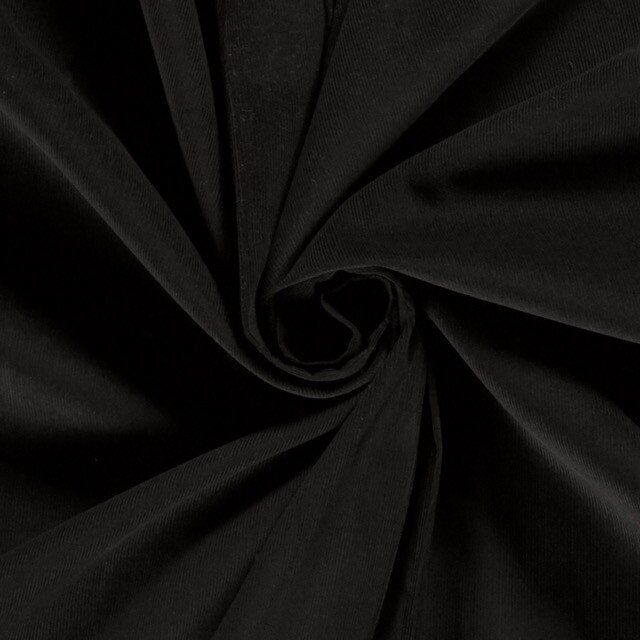 Baby cord solid black