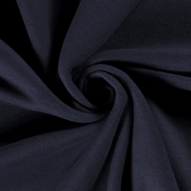 cotton fleece navy
