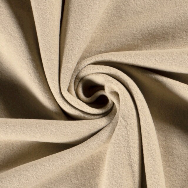 cotton fleece beige