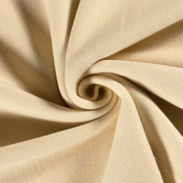 cotton fleece beige