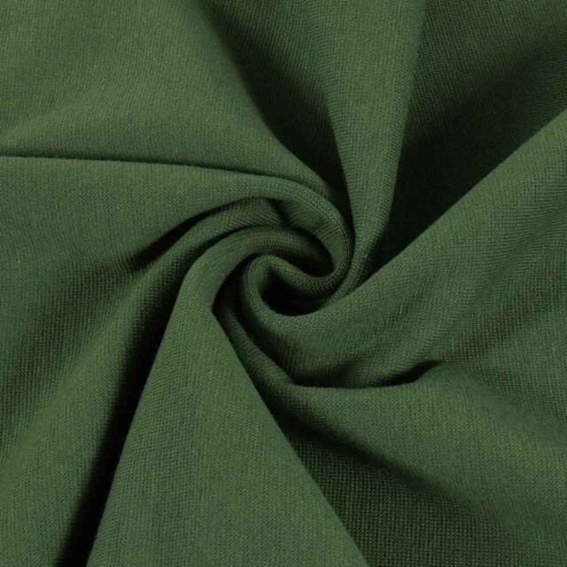 50x70 cm organic-cotton cuffs dark green