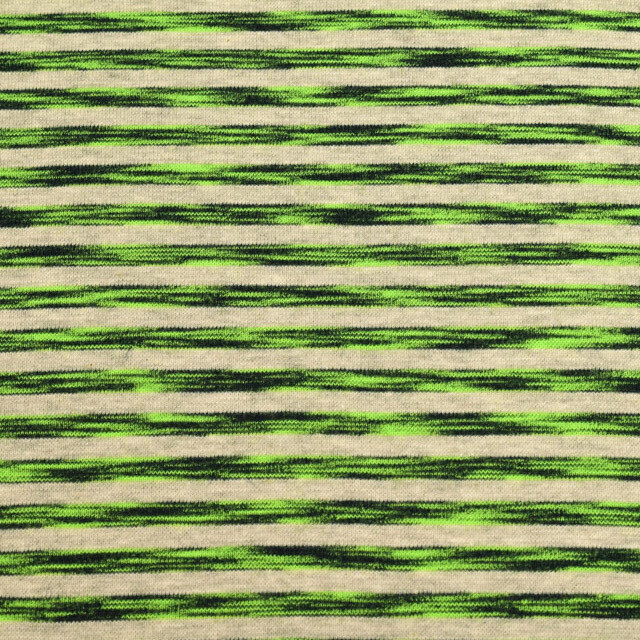 50x70 cm cuffs striped 5mm marl light grey/marl neon green