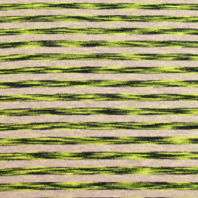50x70 cm cuffs striped 5mm marl light grey/marl neon yellow