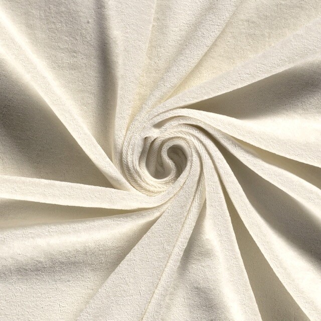 Terrycloth jersey offwhite
