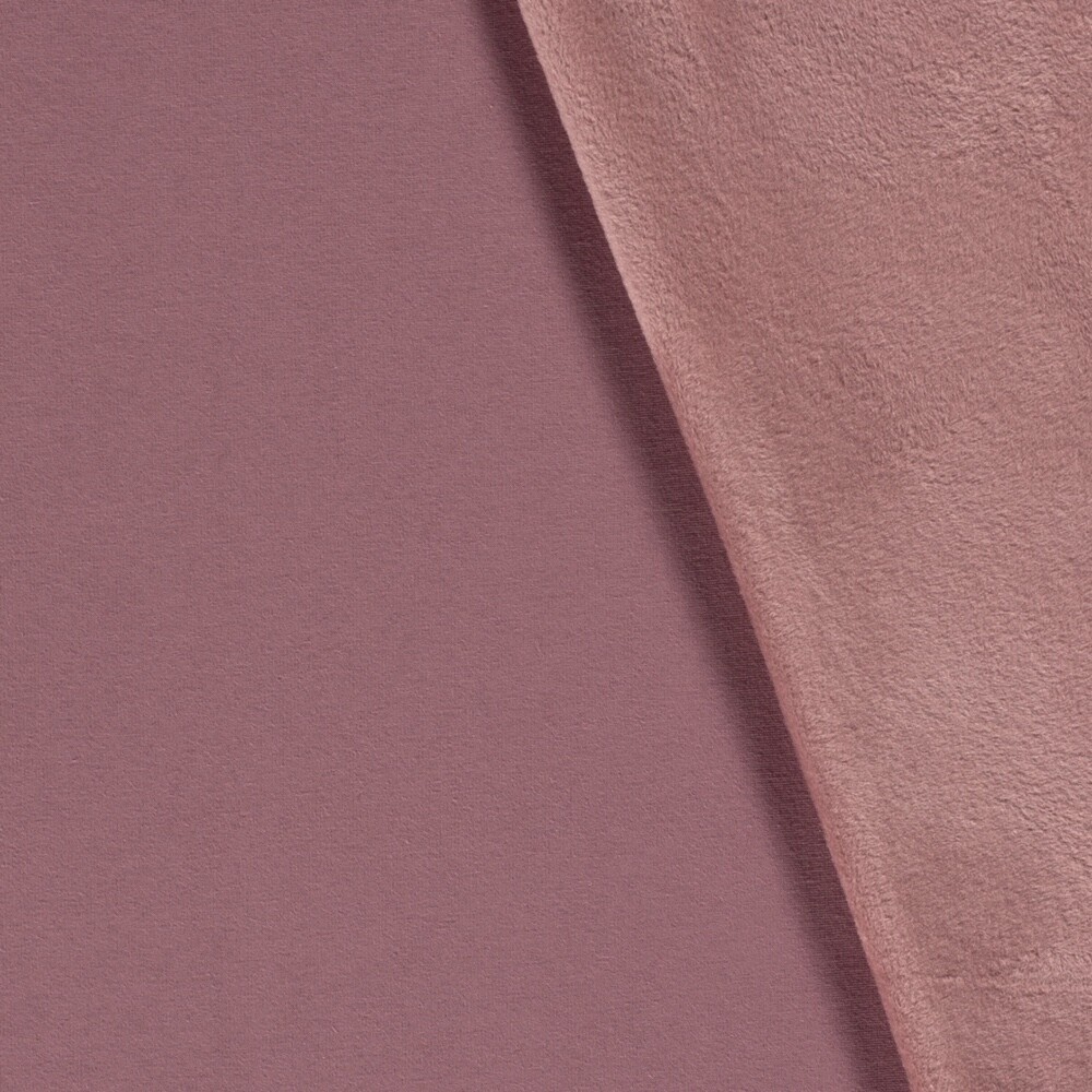 Alpenfleece uni altrosa