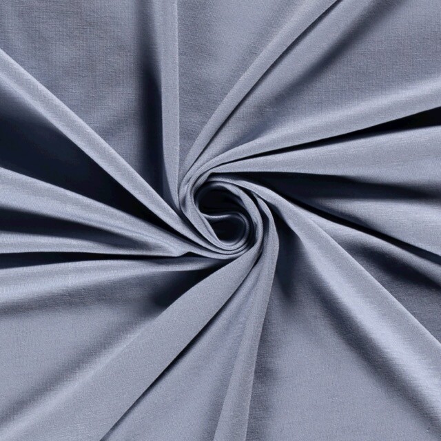 Bamboo jersey solid baby blue