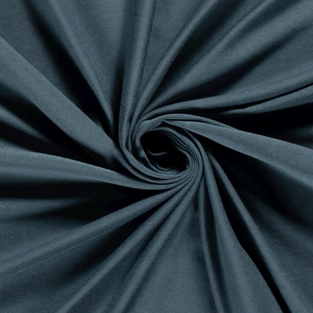 Bamboo jersey solid steel blue