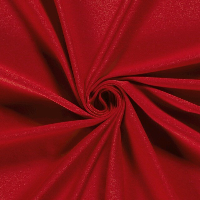 Bamboo jersey solid red