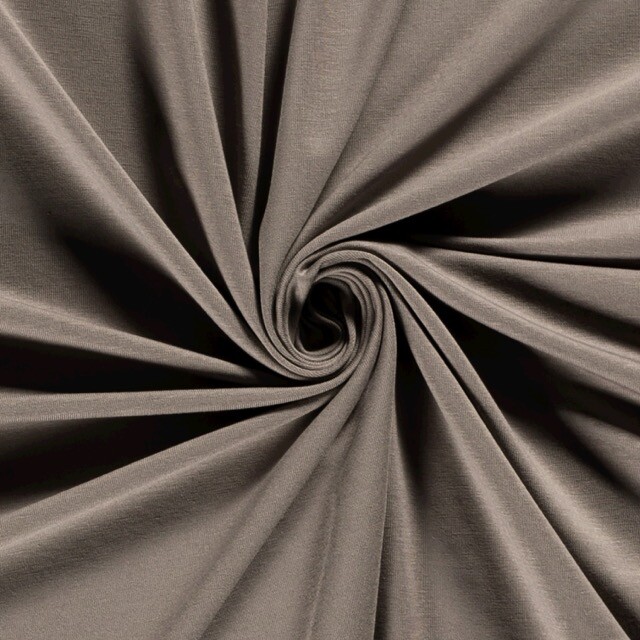 Bamboo jersey solid beige